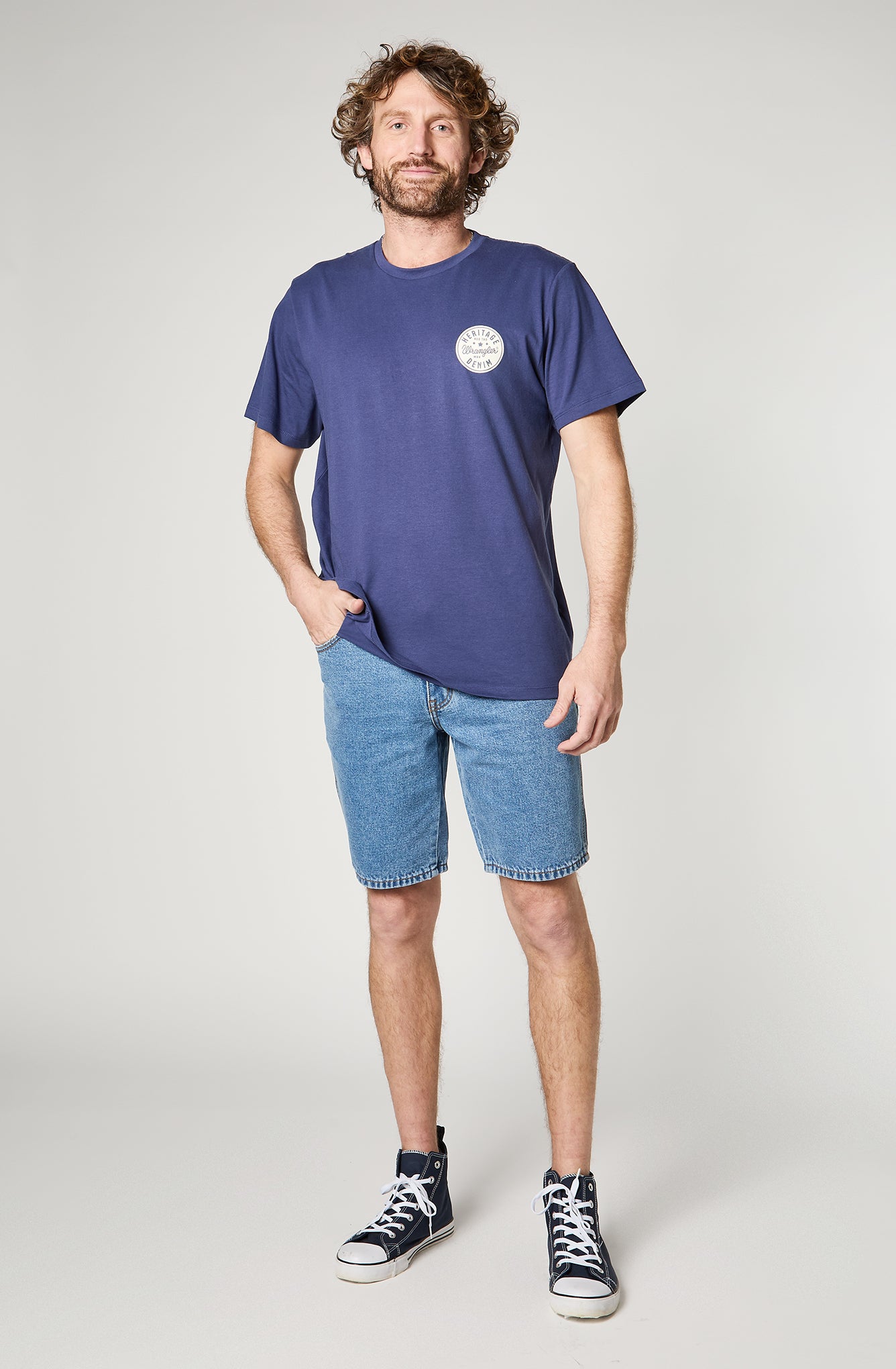 Polera Hombre Circle Tee Navy