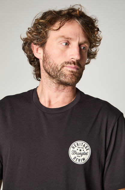 Polera Hombre Circle Tee Black