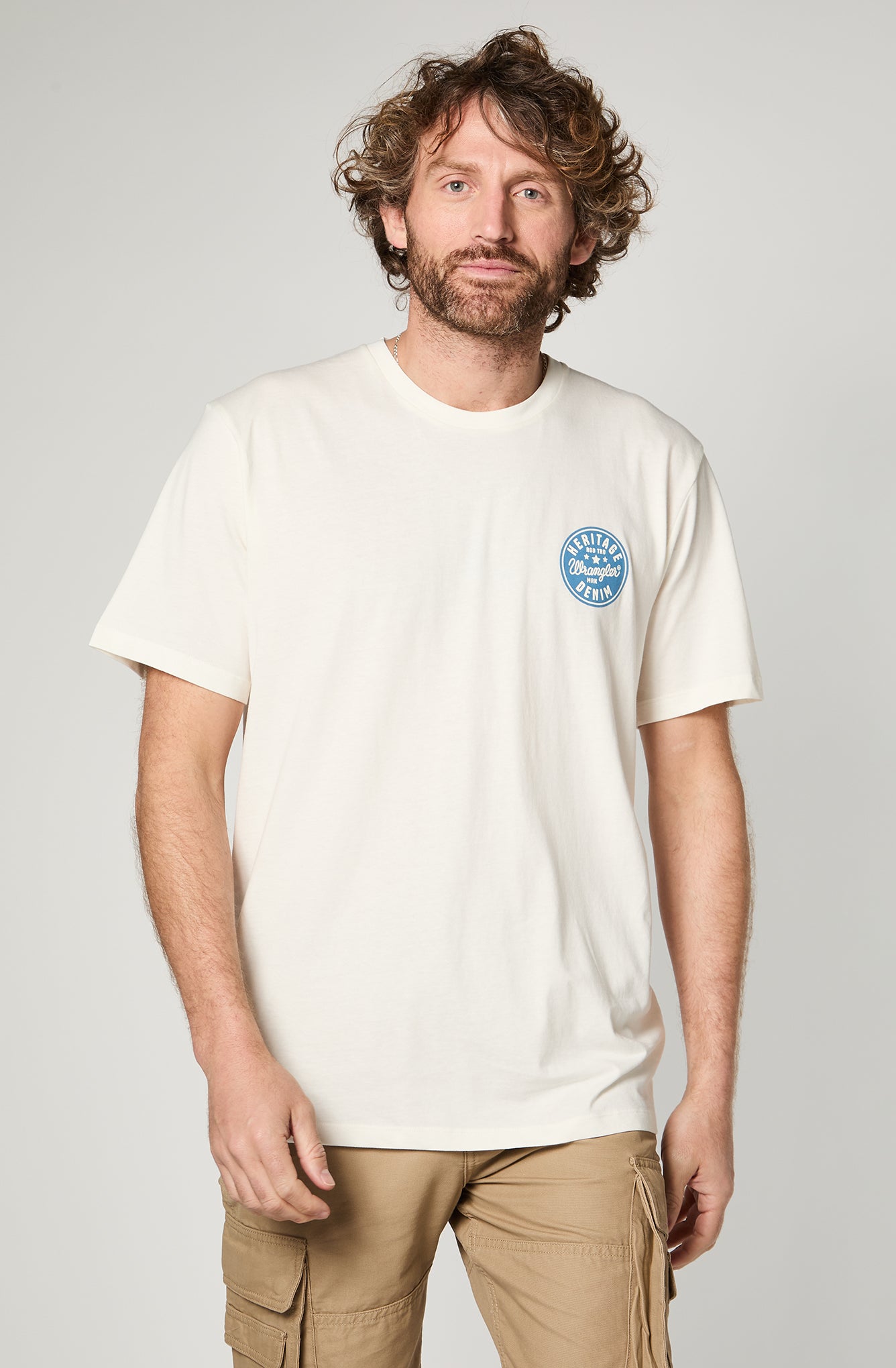 Polera Hombre Circle Tee White