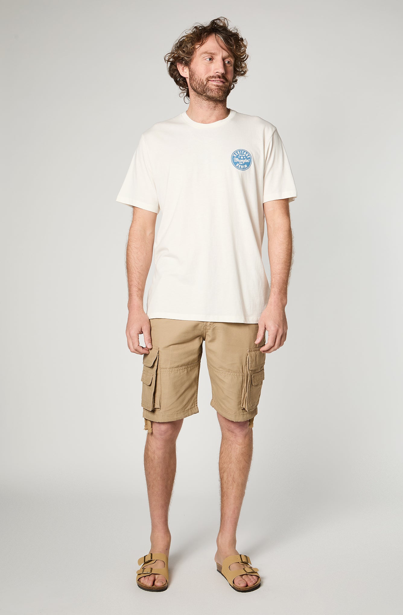Polera Hombre Circle Tee White