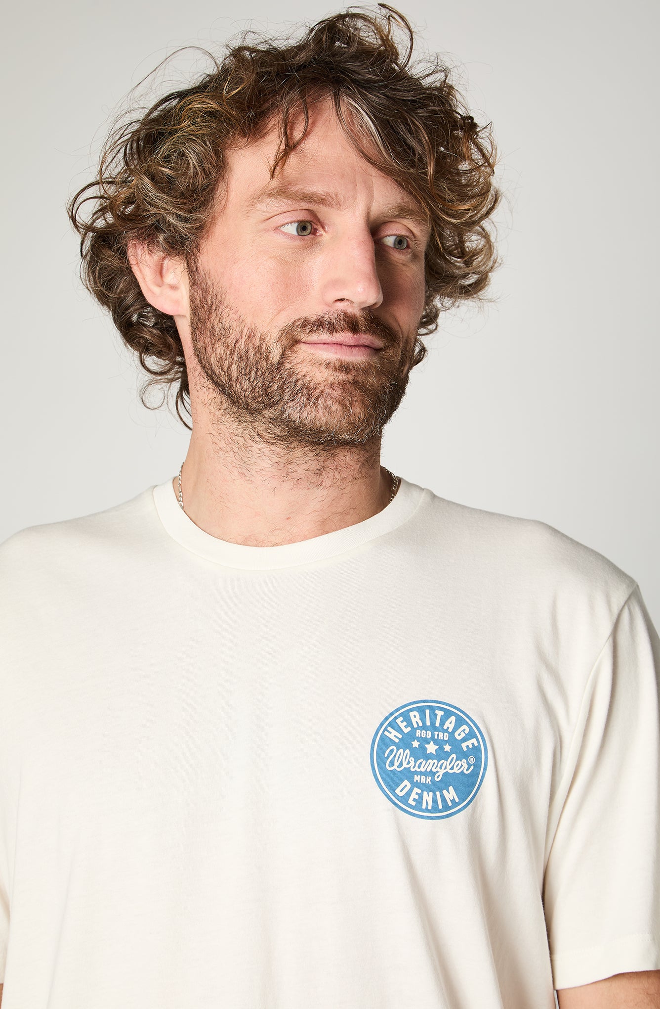 Polera Hombre Circle Tee White