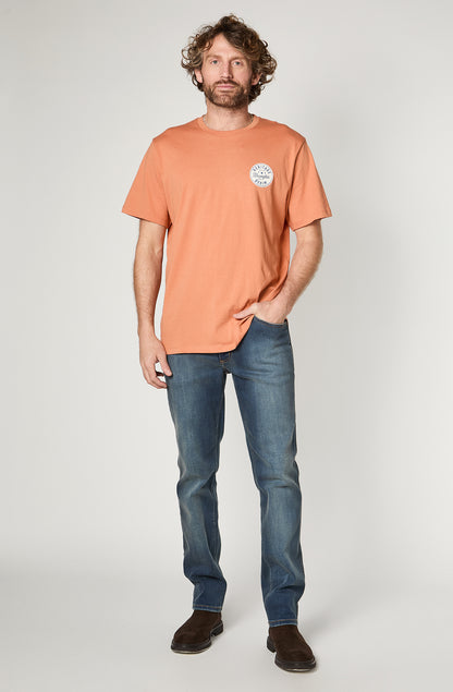 Polera Hombre Circle Tee Orange