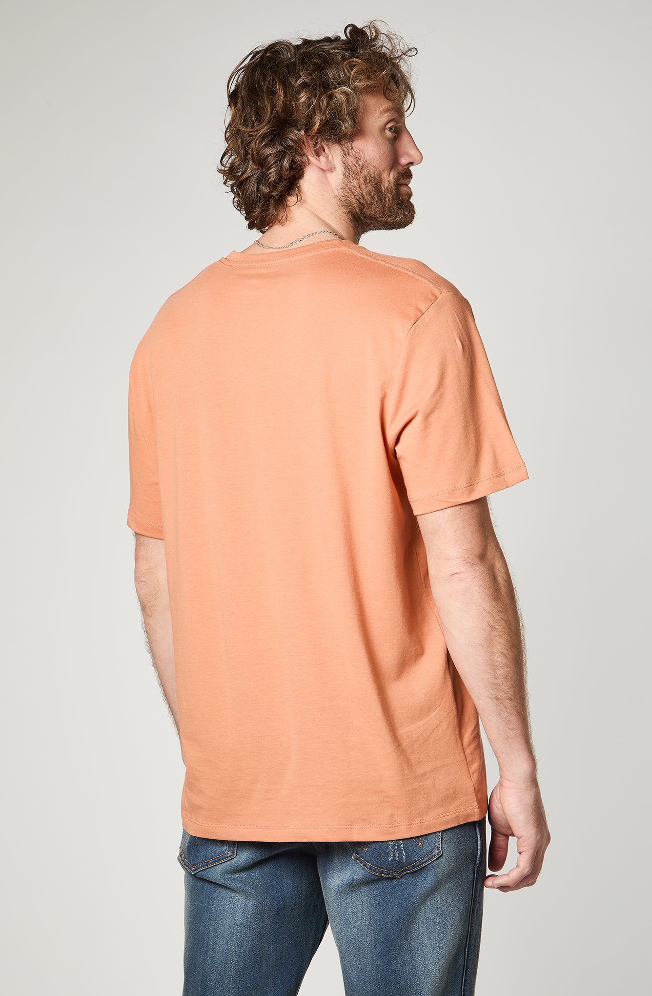 Polera Hombre Circle Tee Orange