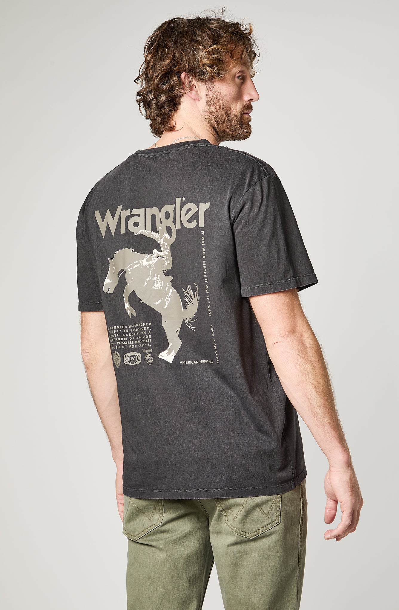 Polera Hombre Cowboy Tee Black