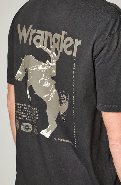 Polera Hombre Cowboy Tee Black