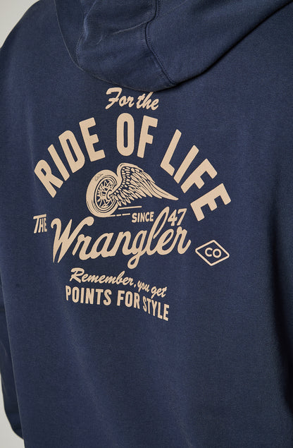 Poleron Hombre American Hoodie Navy