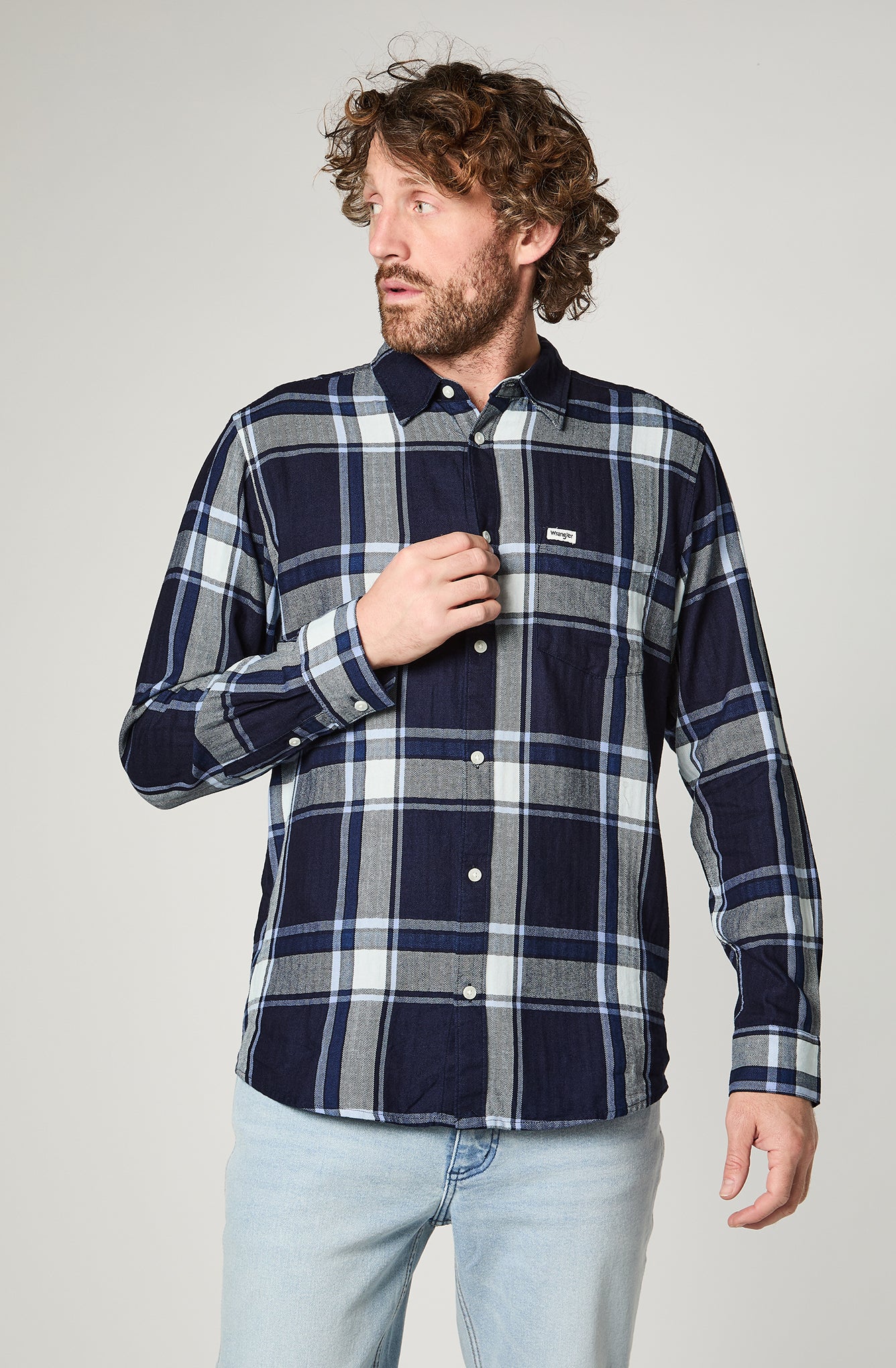Camisa Hombre 1Pocket Indigo