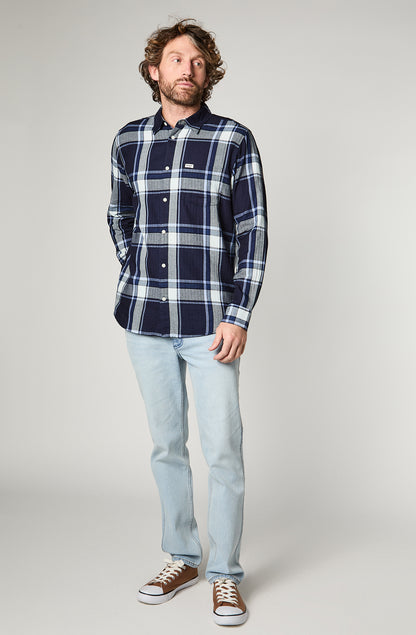 Camisa Hombre 1Pocket Indigo
