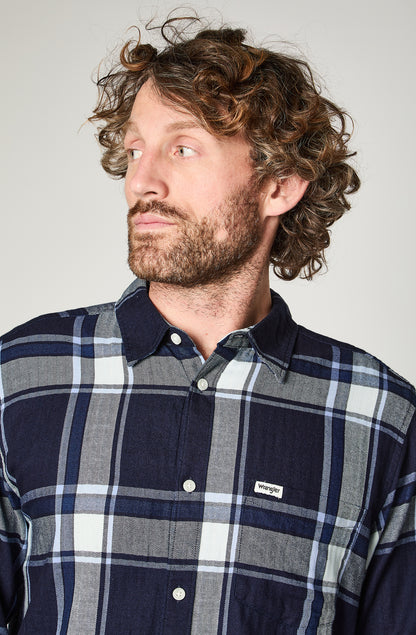 Camisa Hombre 1Pocket Indigo