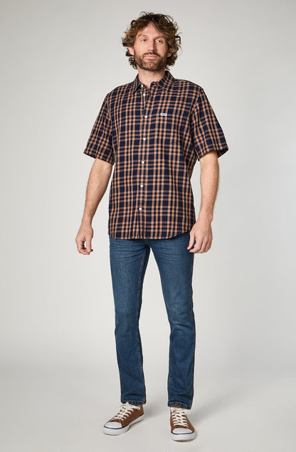 Camisa M/C Hombre Navy