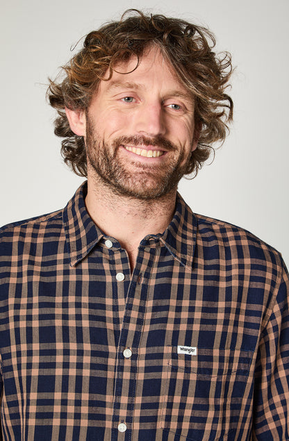 Camisa M/C Hombre Navy
