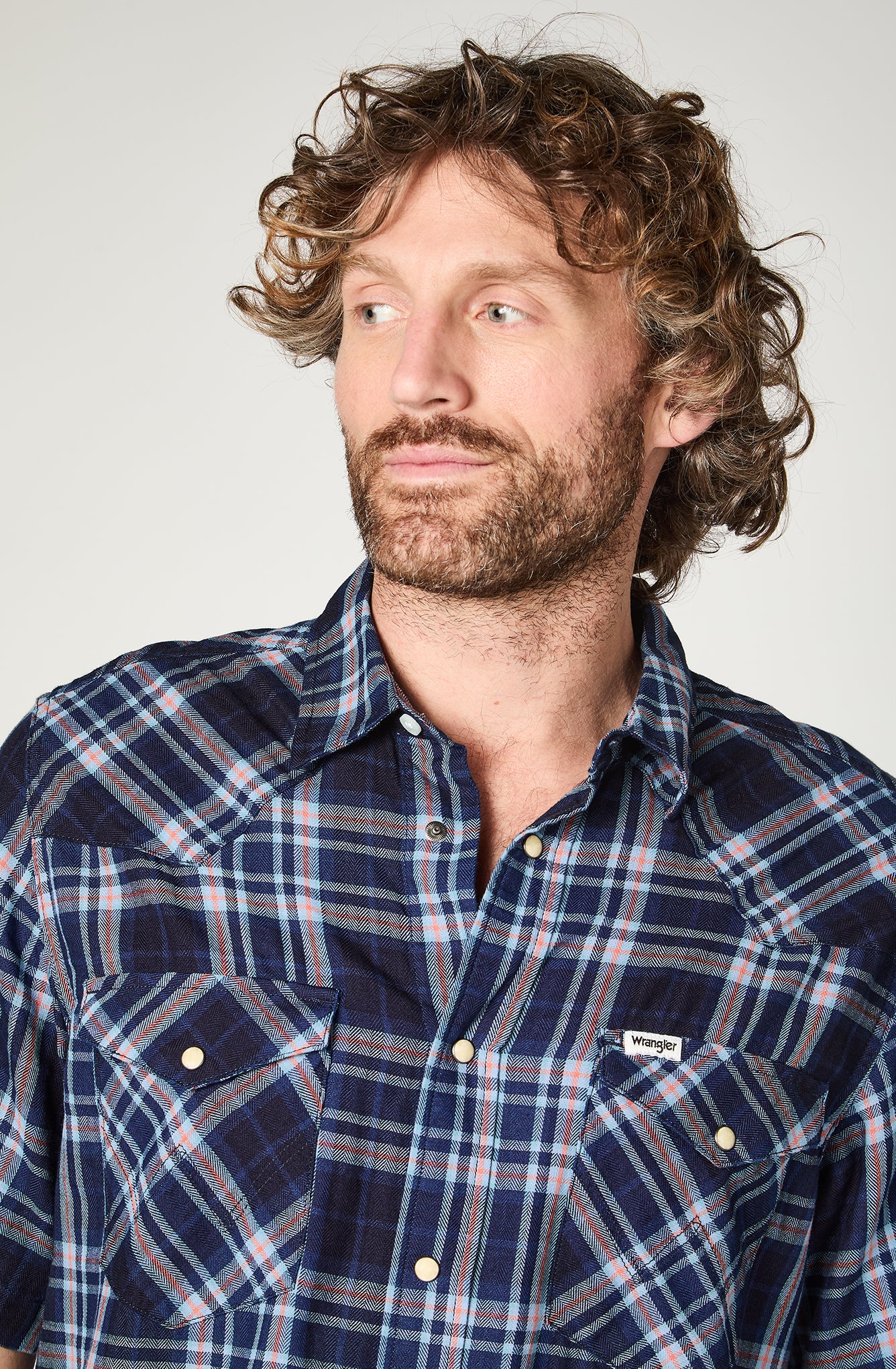 Camisa M/C  SS Hombre Azul