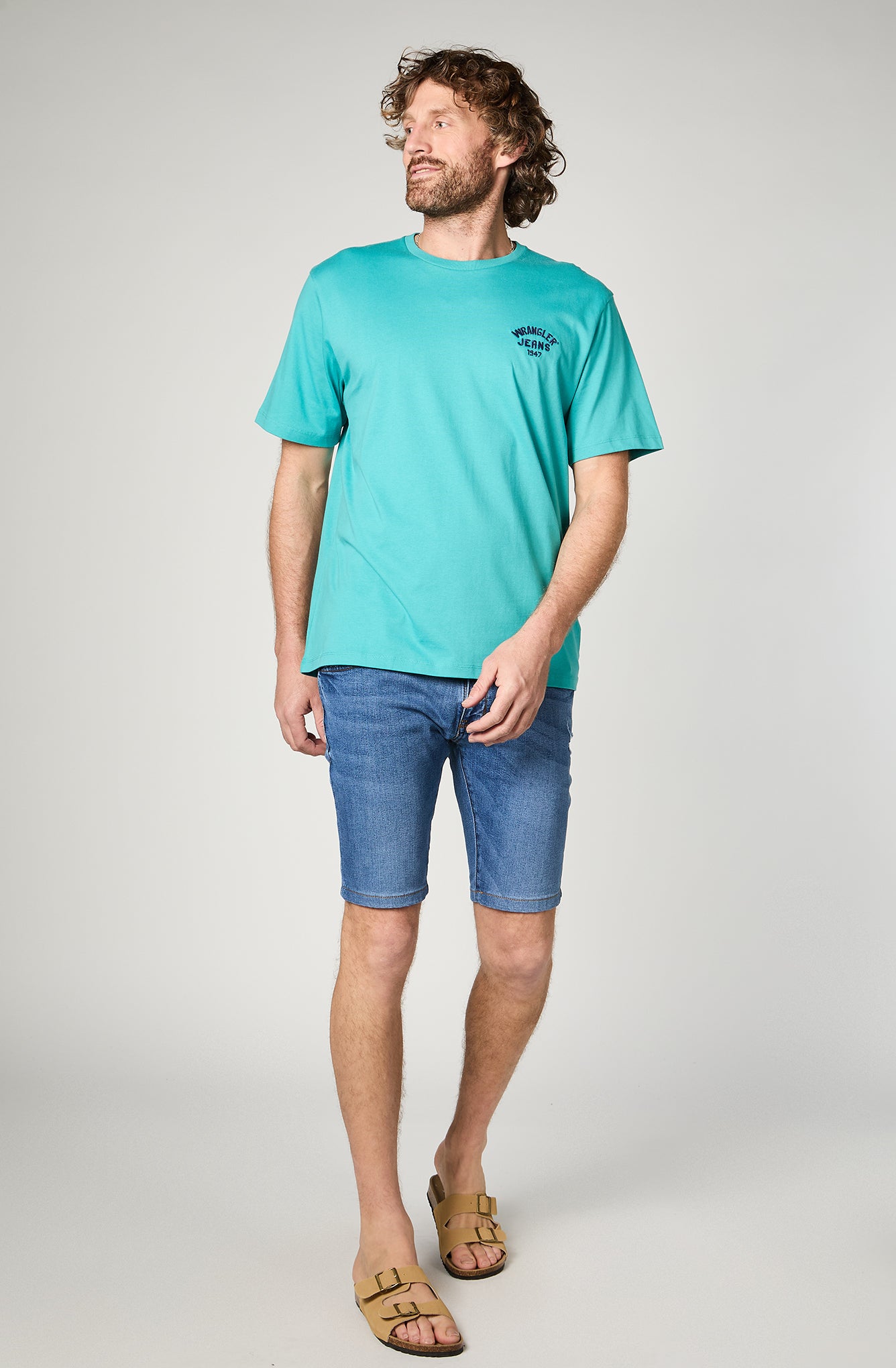 Polera Hombre Wrangler Jeans Verde