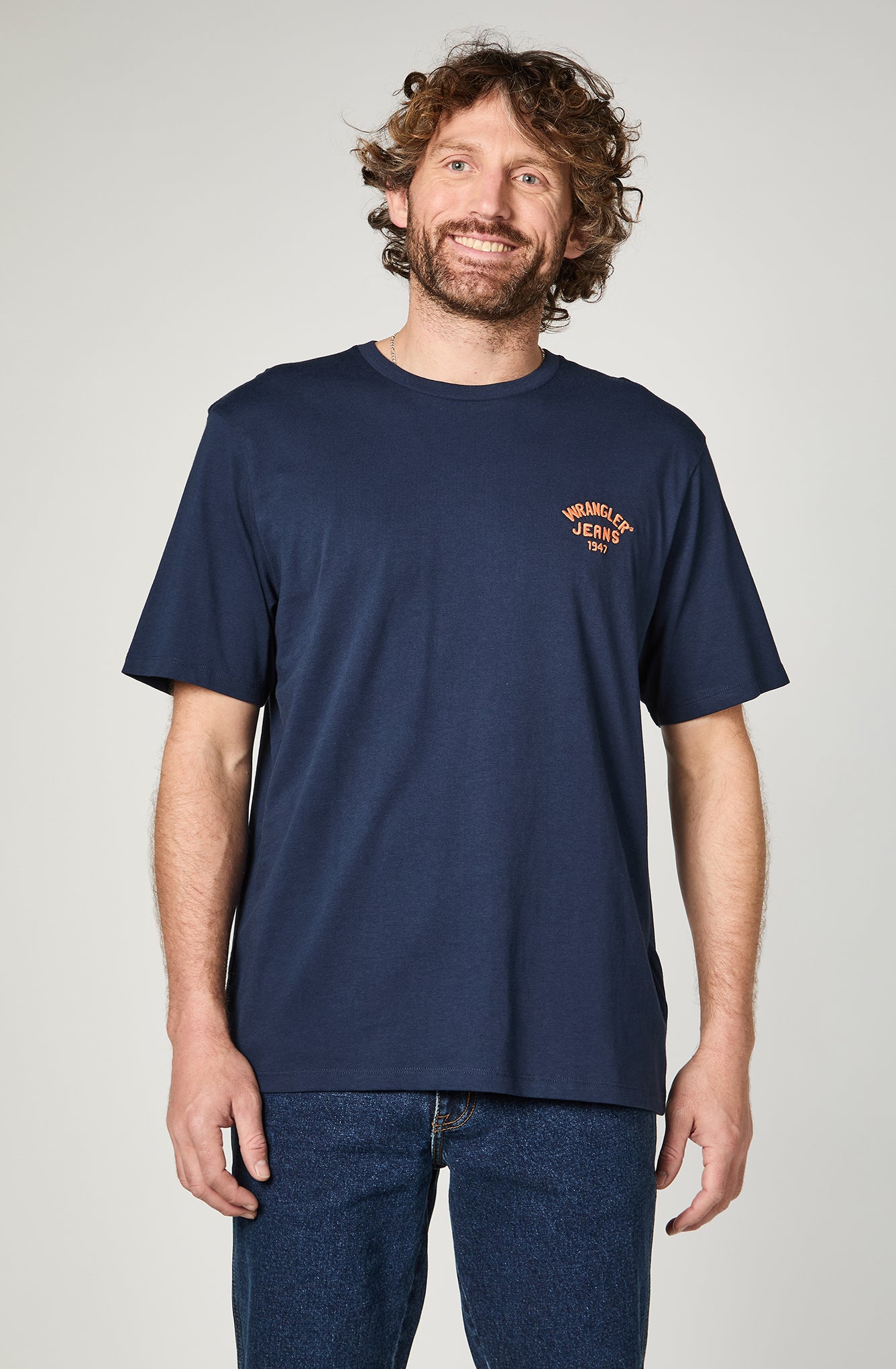 Polera Hombre Wrangler Jeans Azul