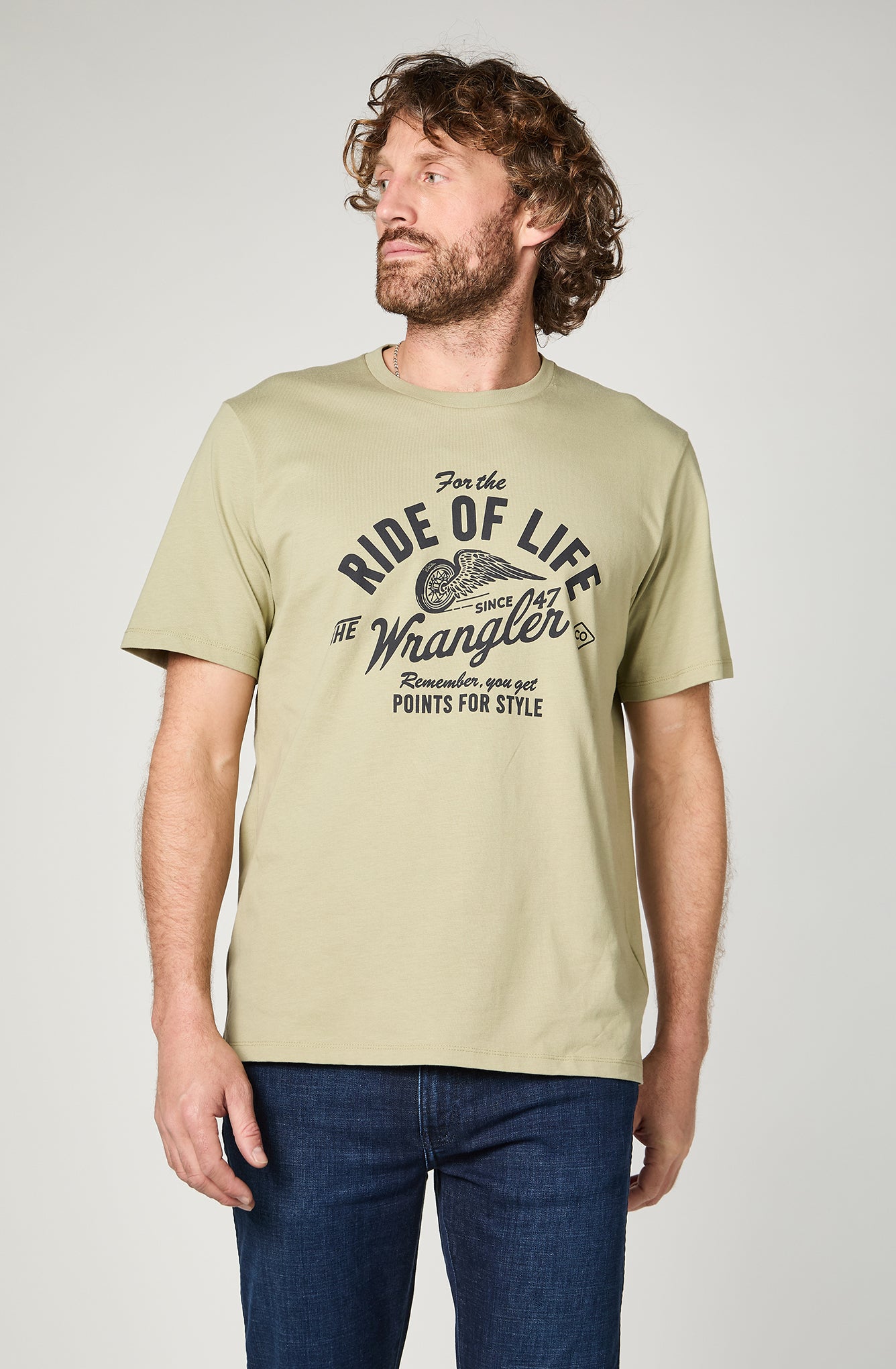 Polera Hombre RIde of Life verde