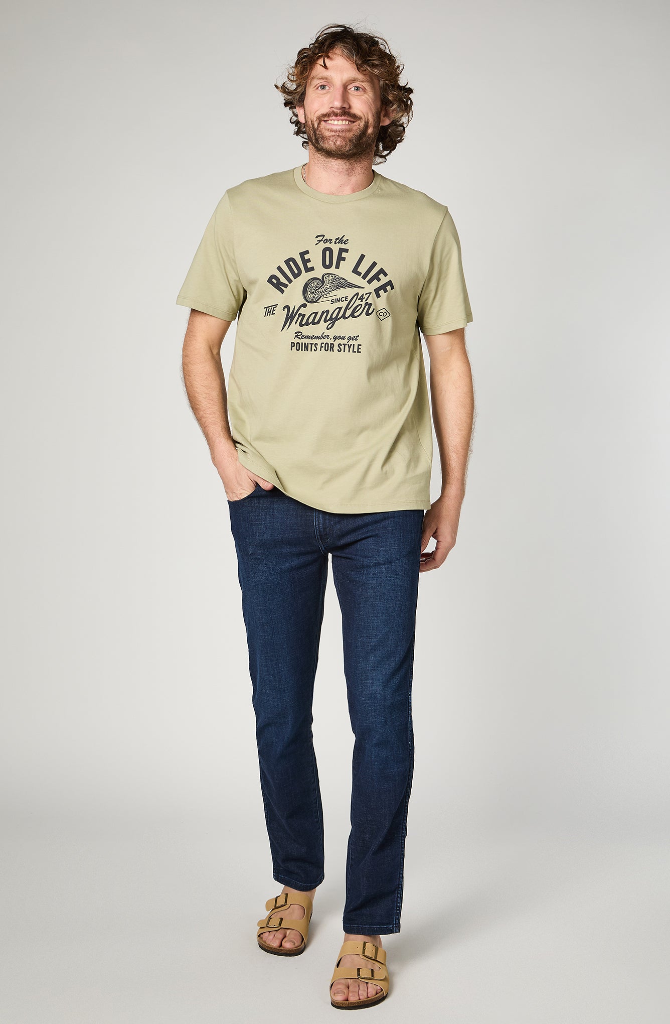 Polera Hombre RIde of Life verde