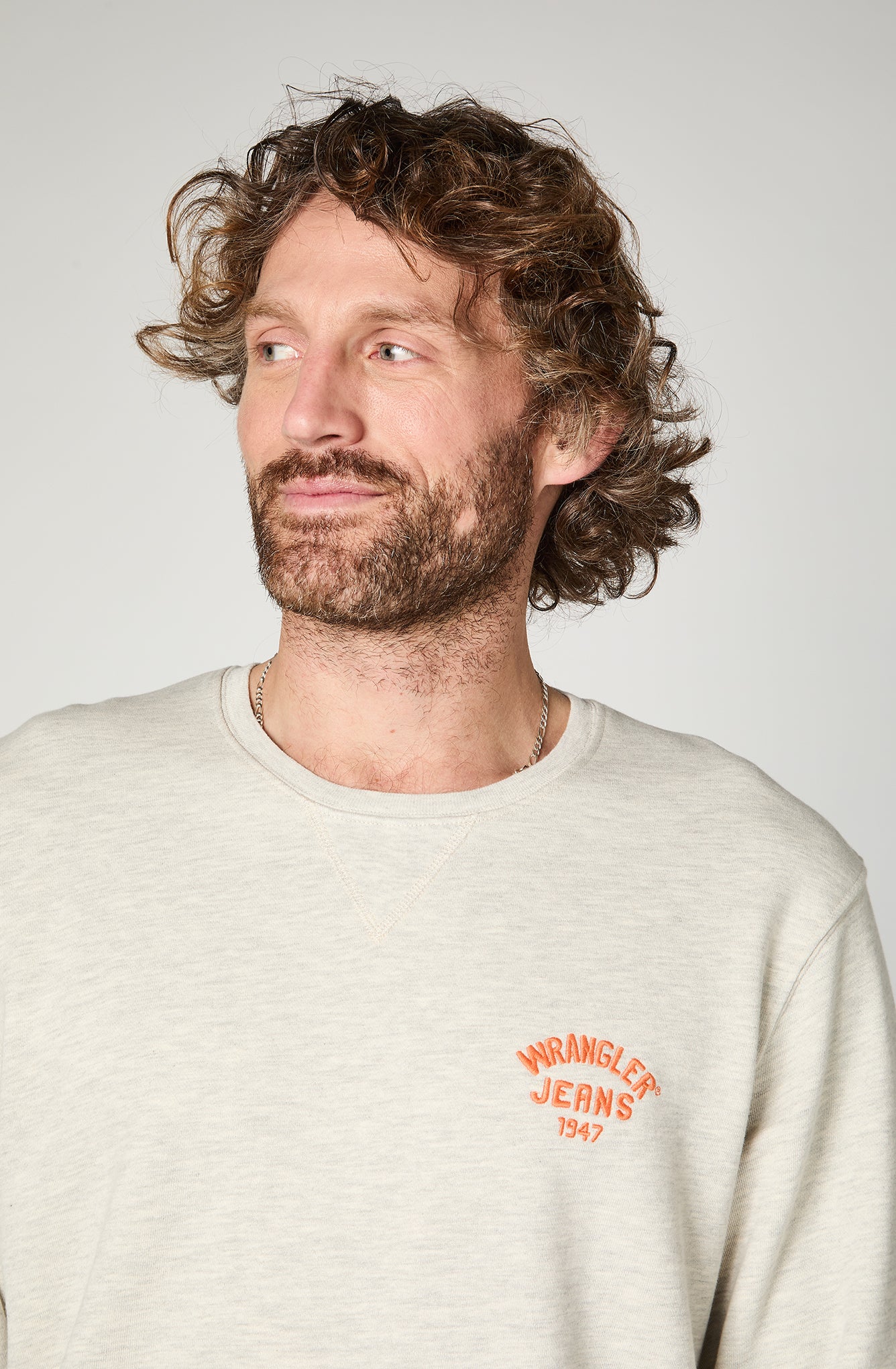 Sweatshirts Hombre Wrangler Jeans Blanco