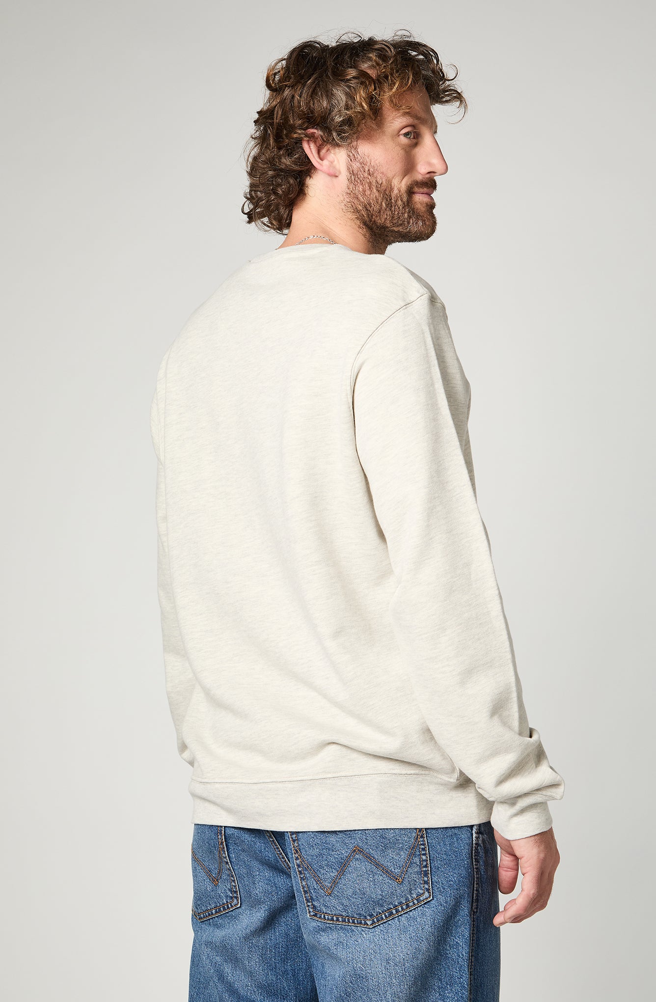 Sweatshirts Hombre Wrangler Jeans Blanco