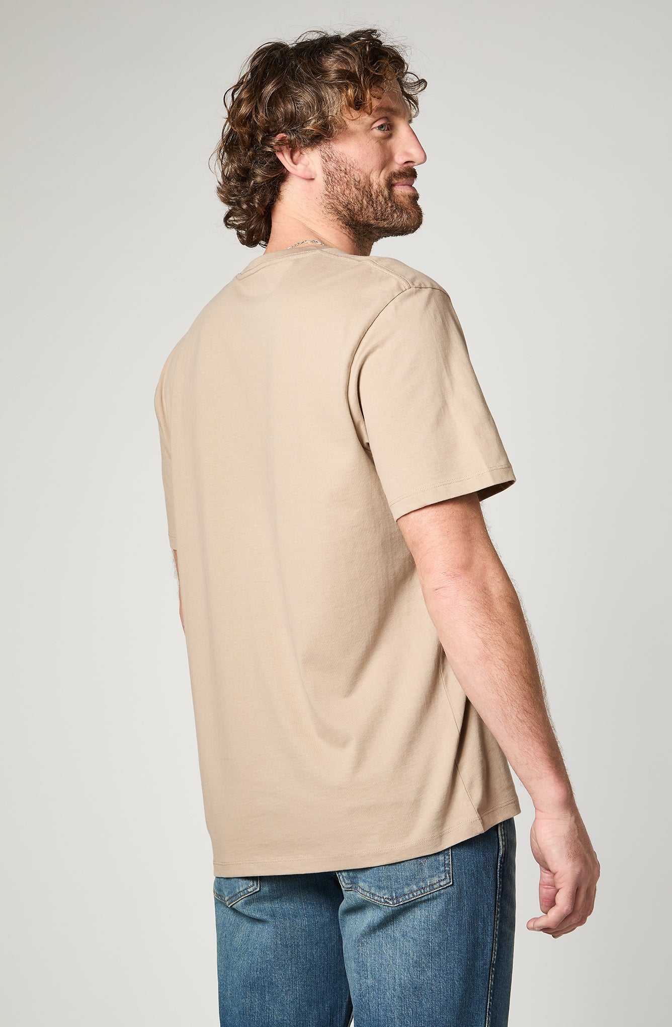Polera Hombre Wrangler Jeans Beige