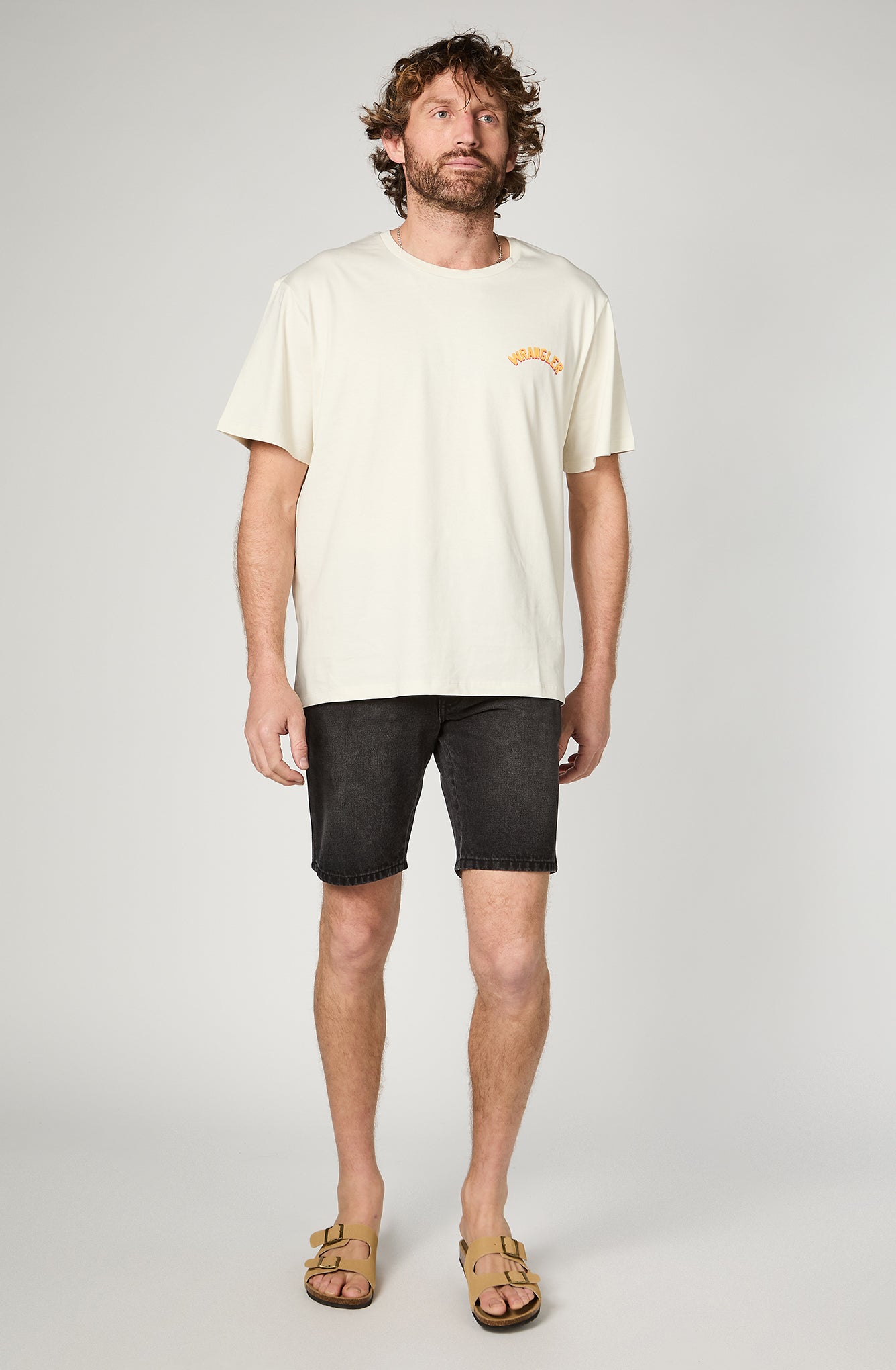 Polera Hombre Wrangler Jeans Blanco