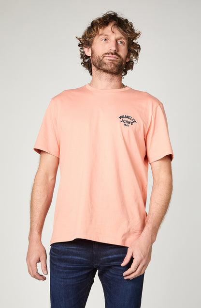 Polera Hombre Wrangler Jeans Naranjo