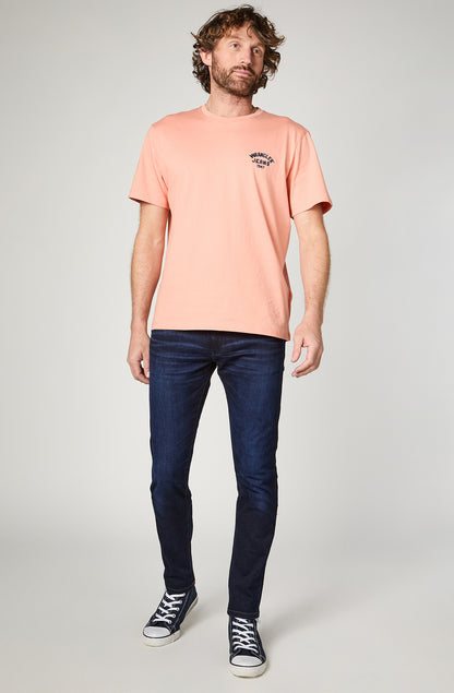Polera Hombre Wrangler Jeans Naranjo