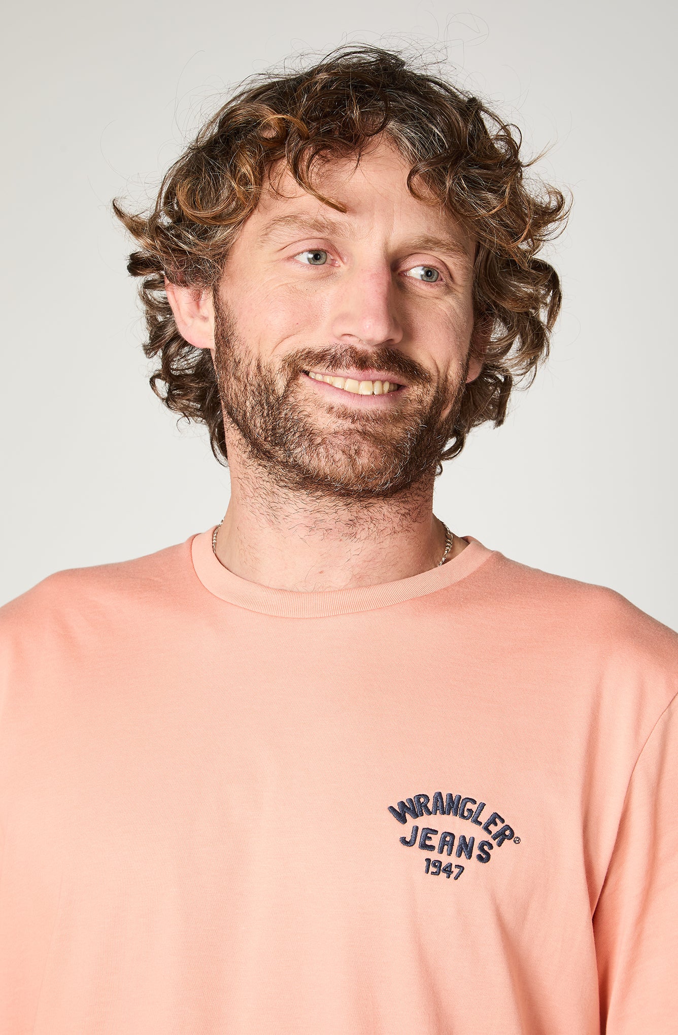 Polera Hombre Wrangler Jeans Naranjo