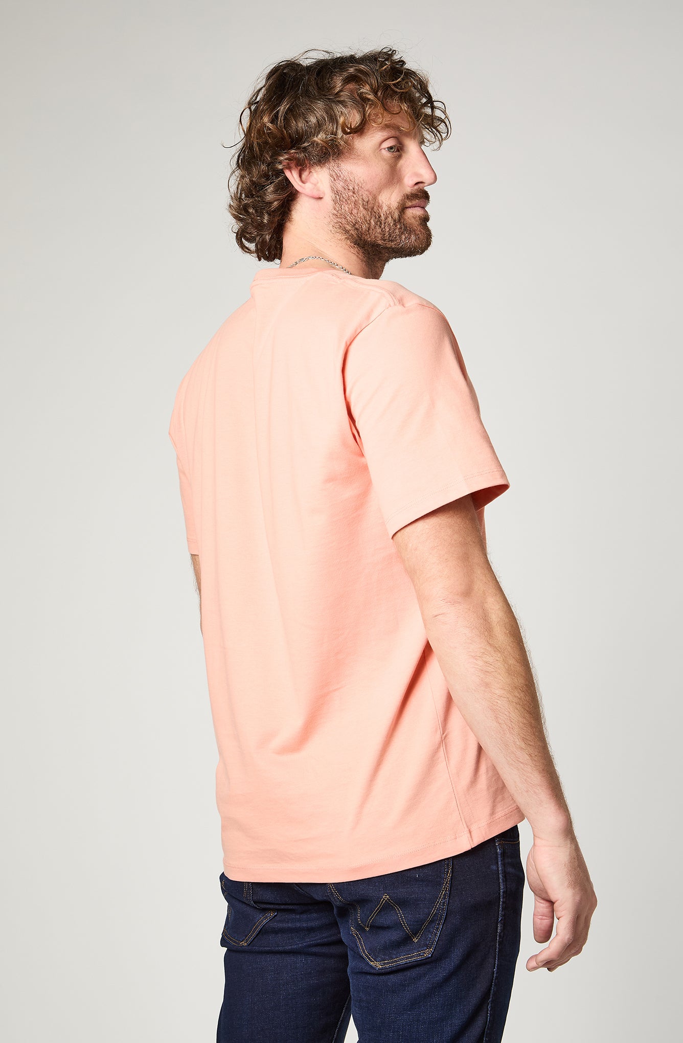Polera Hombre Wrangler Jeans Naranjo