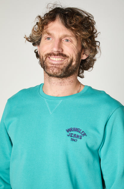 Sweatshirt Hombre Wrangler Jeans Verde