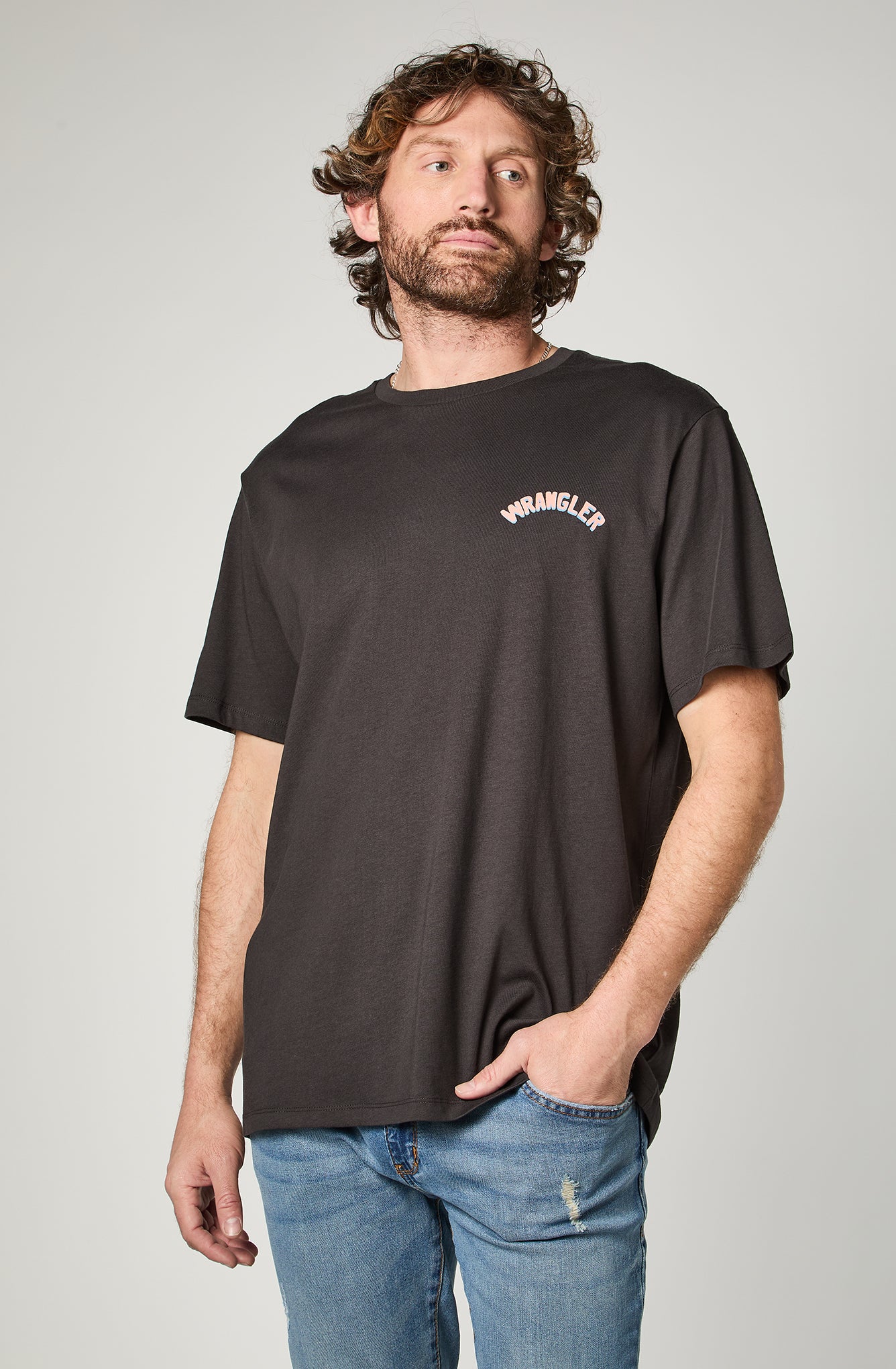 Polera Hombre Cowboy Negro