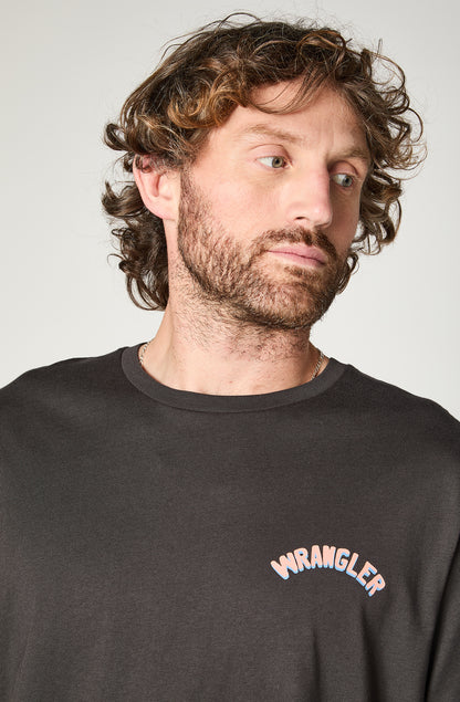 Polera Hombre Cowboy Negro
