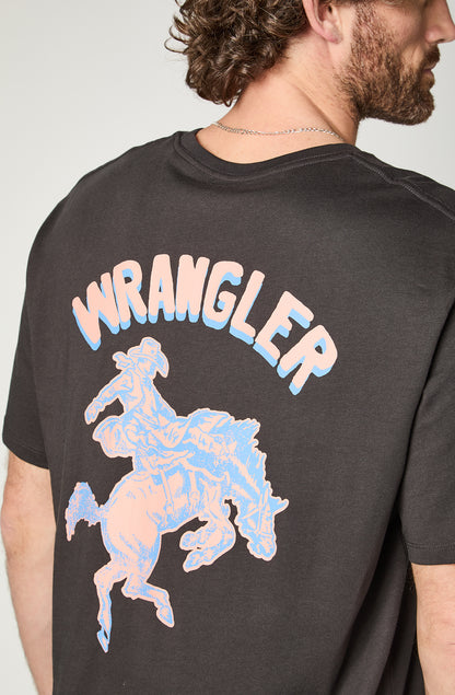 Polera Hombre Cowboy Negro