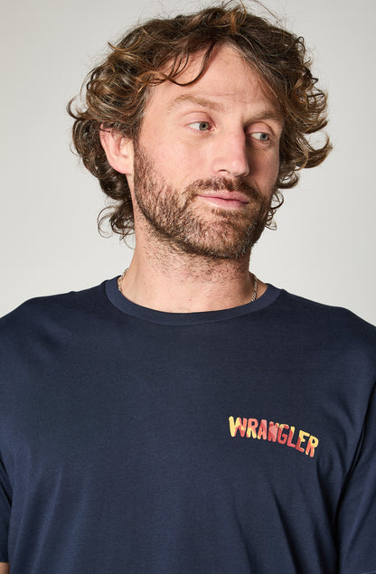 Polera Hombre Wrangler Jeans Navy