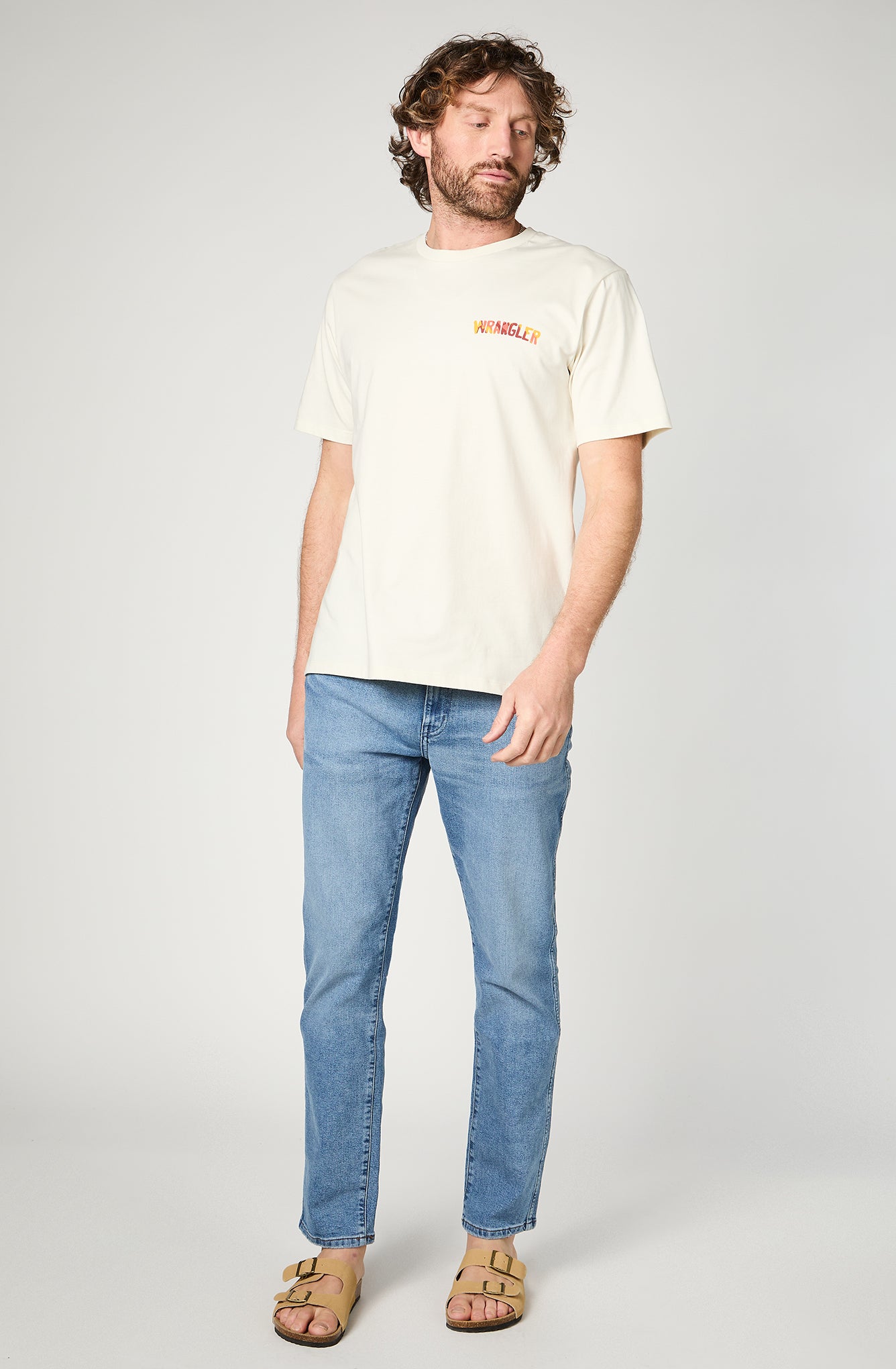 Polera Hombre Graphic Tee White