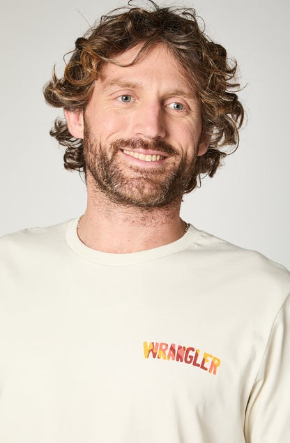Polera Hombre Graphic Tee White