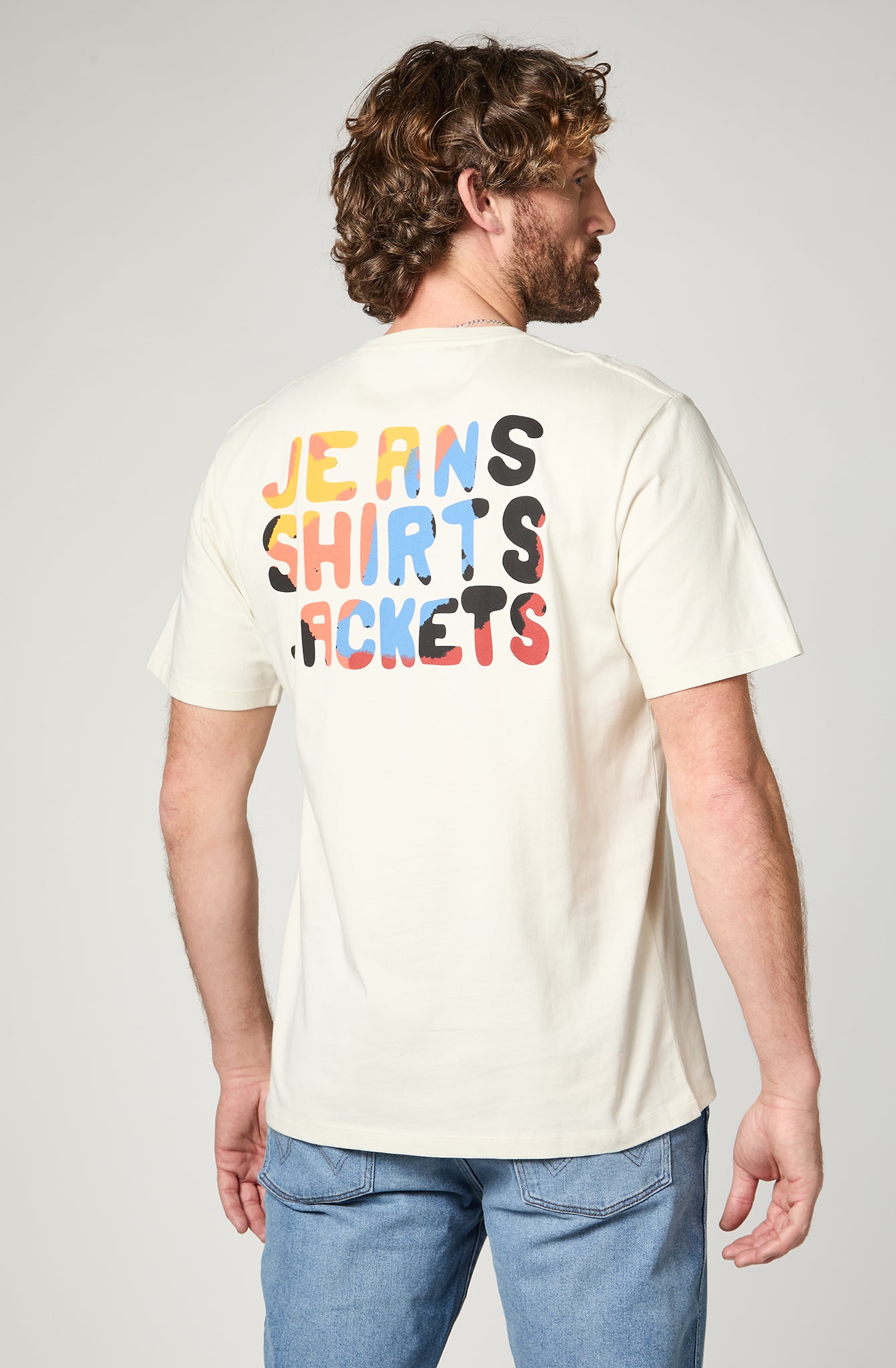 Polera Hombre Graphic Tee White
