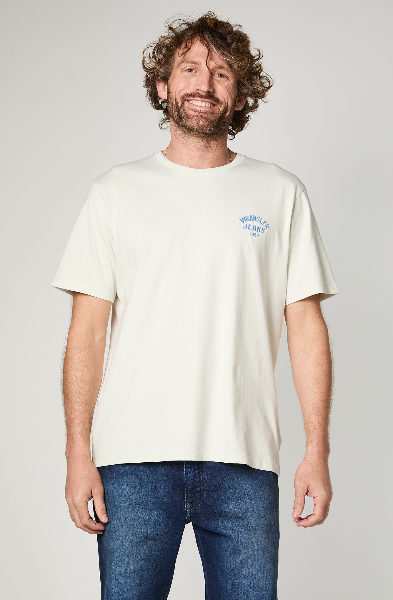 Polera Hombre Logo Tee White
