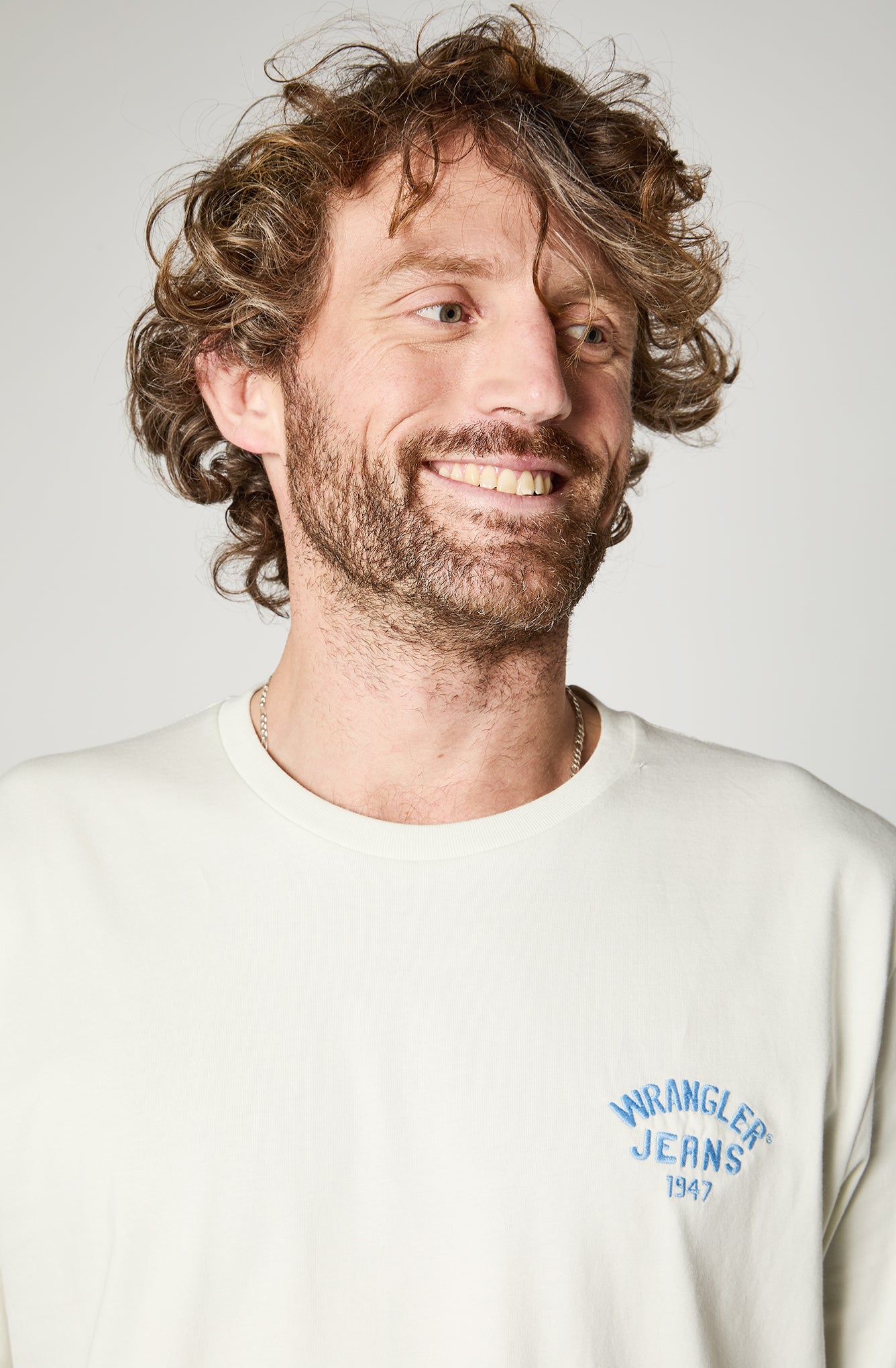 Polera Hombre Logo Tee White