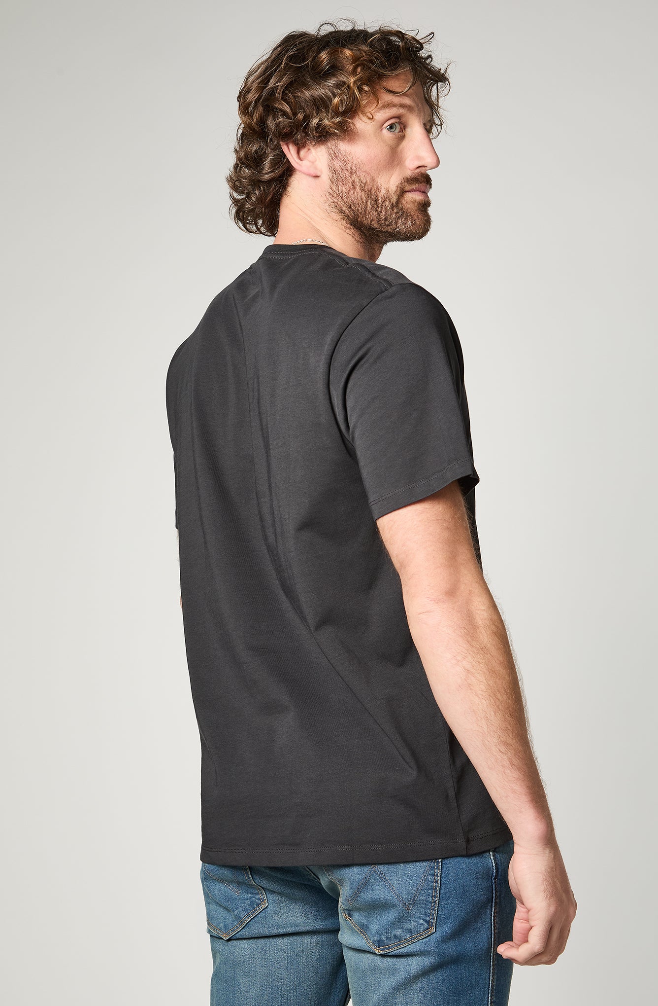 Polera Hombre Ride of Life American Print Faded Black