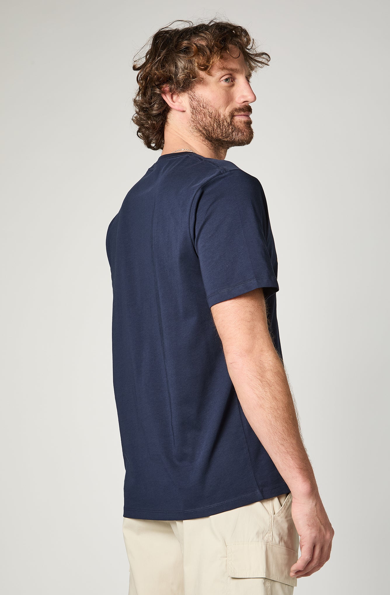 Polera Hombre American Tee Navy
