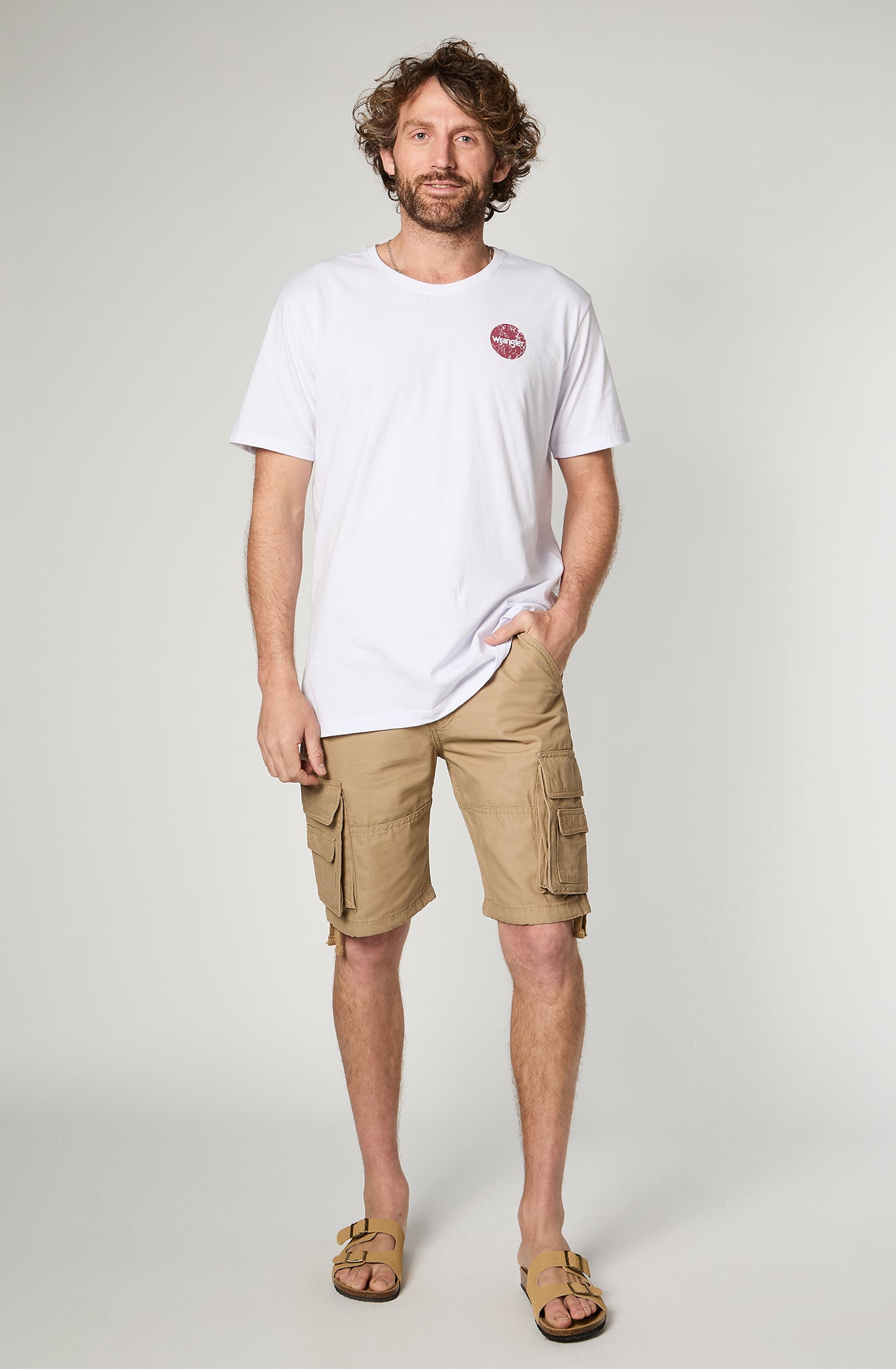 Shorts Hombre Beige