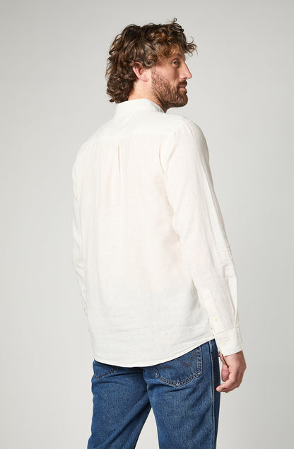 Camisa M/L Hombre White