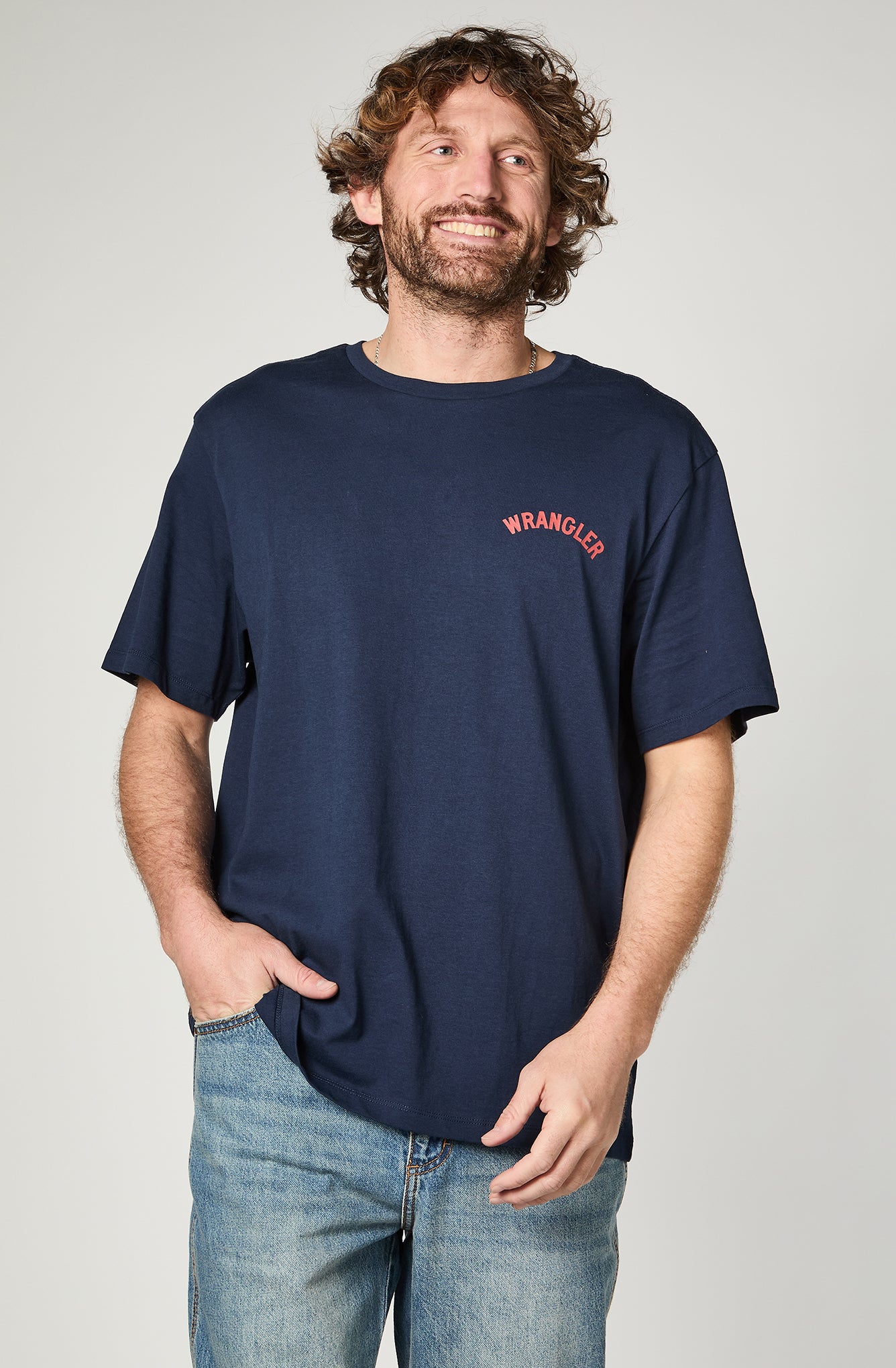 Polera Hombre Graphic Tee Navy