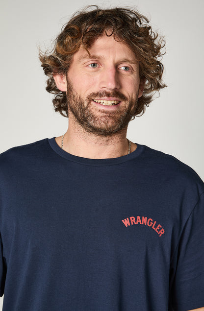 Polera Hombre Graphic Tee Navy