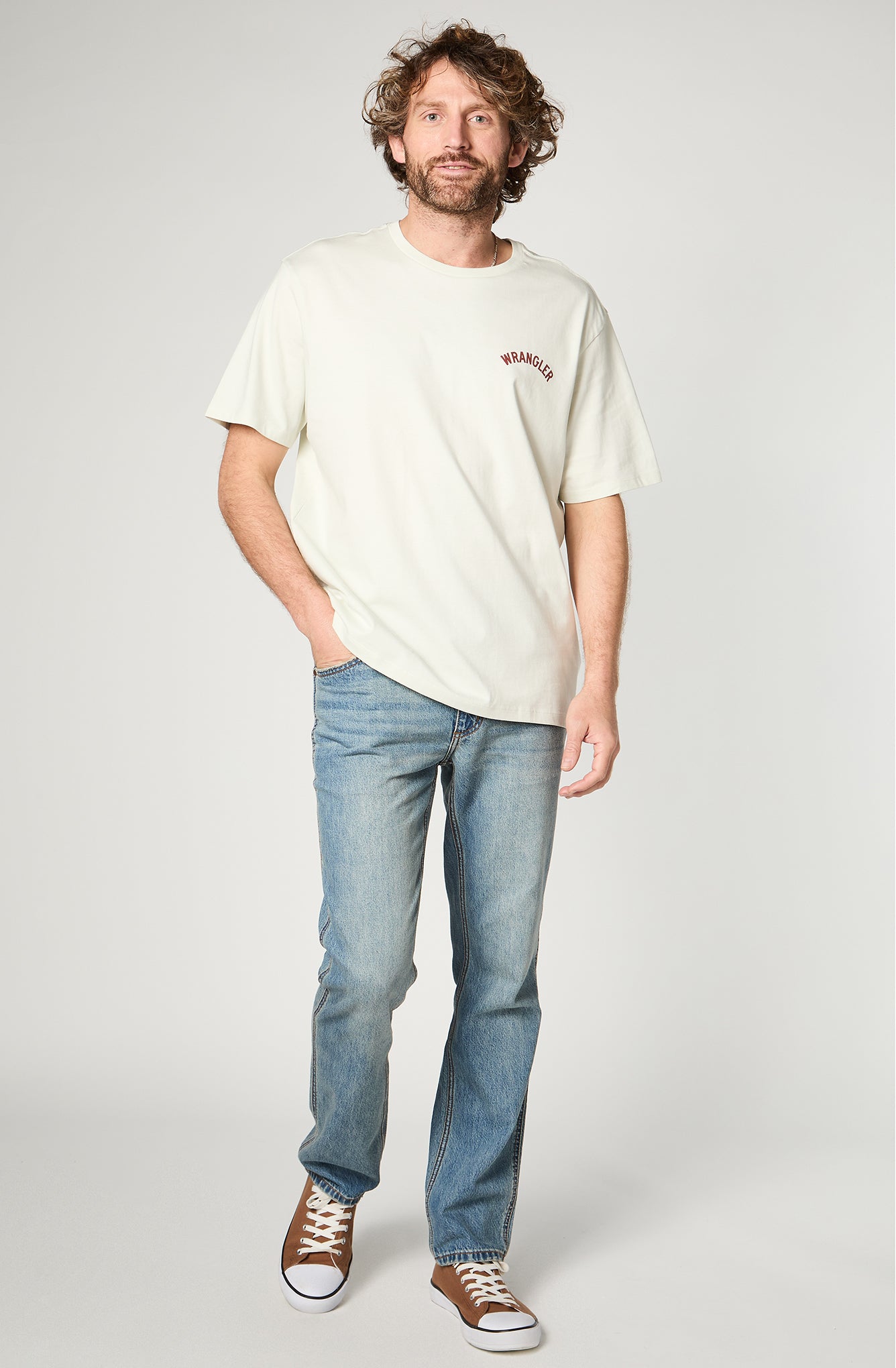 Polera Hombre Graphic Tee White