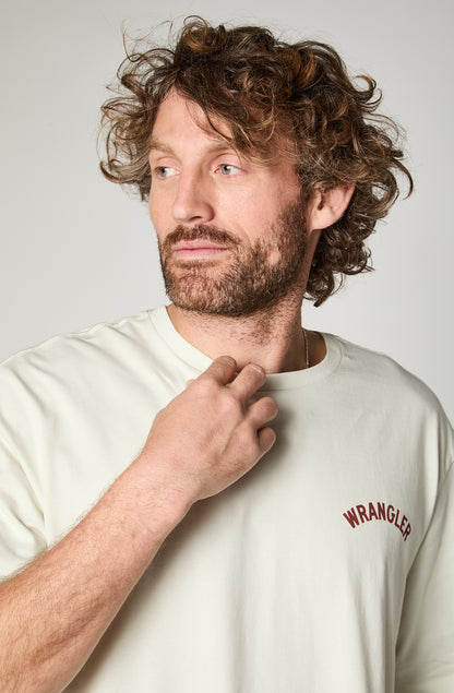 Polera Hombre Graphic Tee White