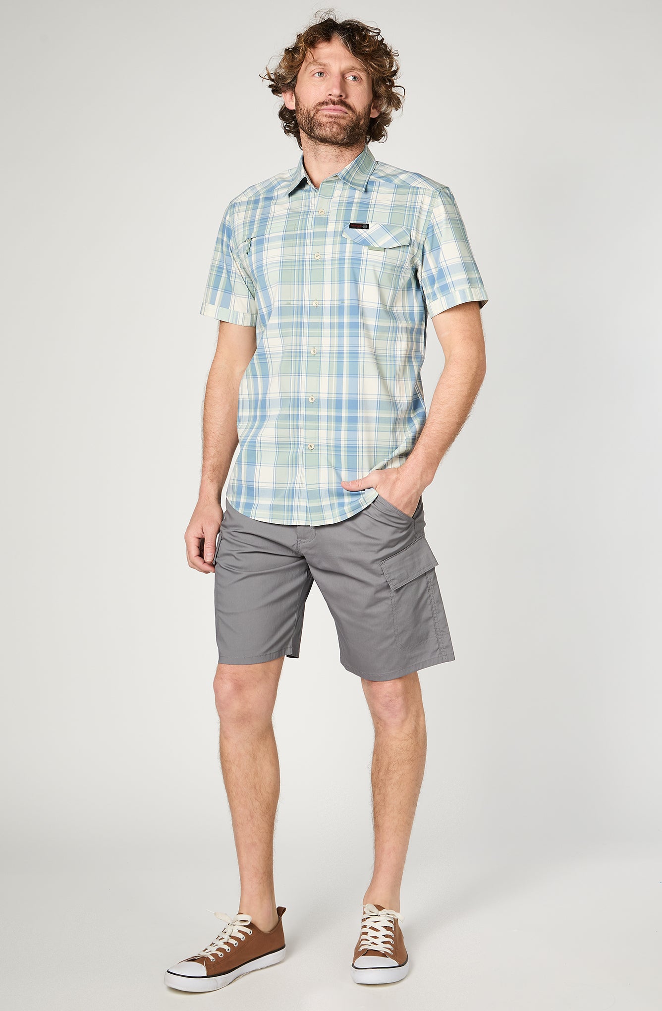 Shorts Hombre Gris