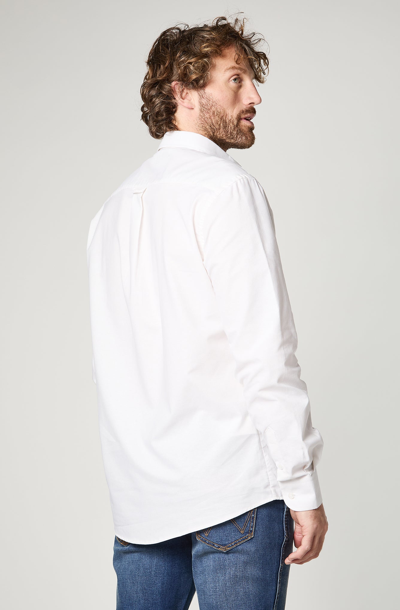 Camisa Hombre Basic White