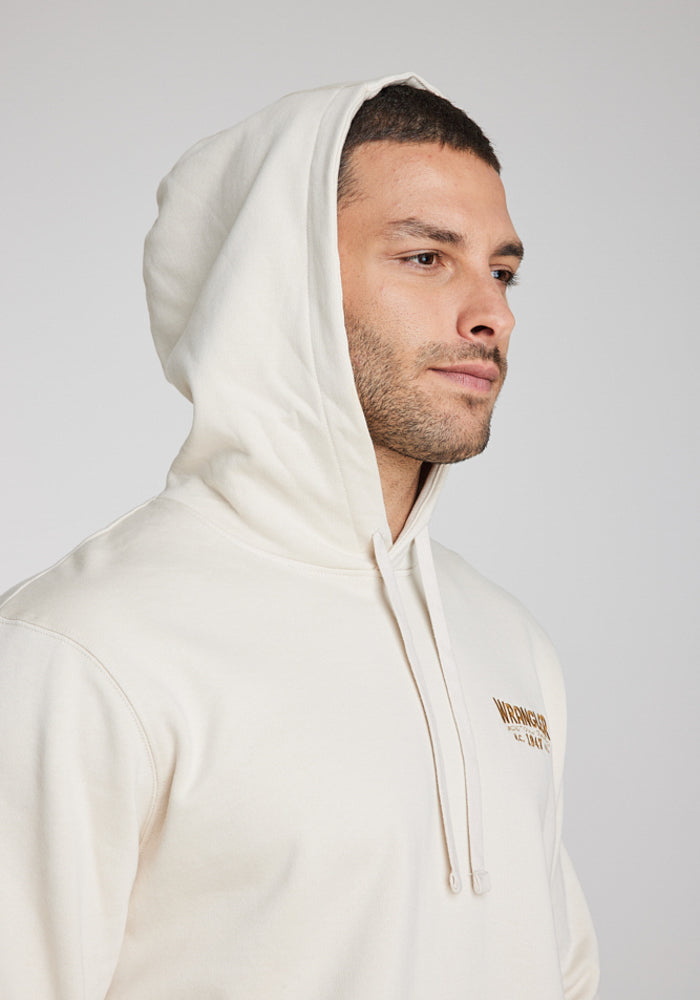 Polerón Hombre Regular Fit Hoodie Vintage White