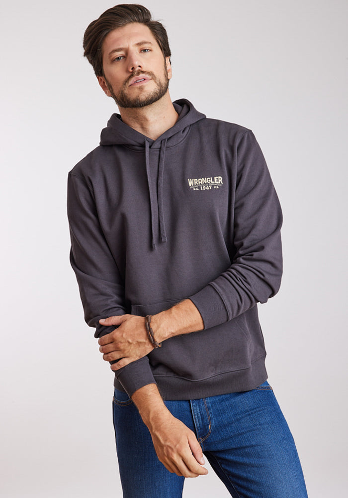 Polerón Hombre Regular Fit Hoodie Faded Black